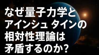 【宇宙解説】なぜ量子力学とアインシュタインの相対性理論は矛盾するのか？