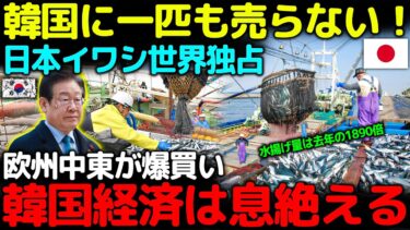 【海外の反応】「もう韓国には売らない！」日本イワシが世界の頂点に…韓国経済に致命的打撃