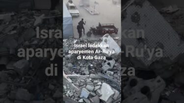 Israel ledakkan apartemen Ar-Ru’ya di Kota Gaza