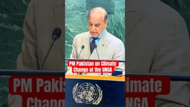 Pakistan PM Shehbaz Sharif on Climate Change at the United Nations General