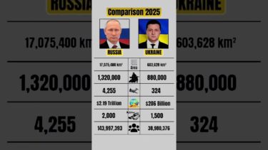 *Russia vs Ukraine Power Comparison 2025*