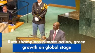 Ruto champions climate action, green growth