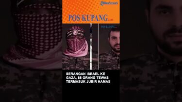 Serangan Israel ke Kota Gaza, 88 Orang Tewas Termasuk Jubir Hamas