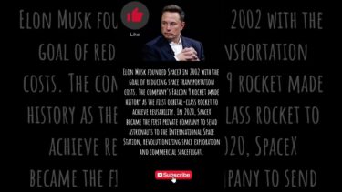 The Entrepreneur Who Revolutionized Space Travel #ElonMusk #SpaceX #Tesla
