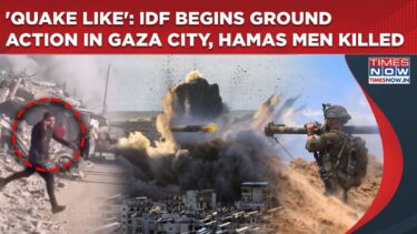 Watch IDF Begin ‘Earthquake Like’ Ground Op In Gaza City| On Cam- Drones Drop