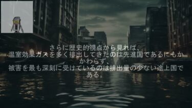 【ラジオ】【環境】気候アパルトヘイトの影 ― 二十一世紀の不平等