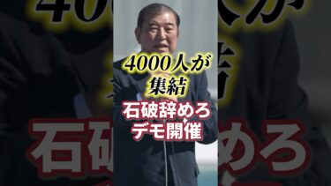 【石破辞めろデモ】移民政策に反対【自民党｜石破茂｜石破辞めるなデモ】日本人ファースト#shorts