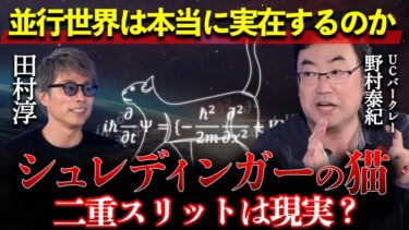 【猫が生きていて同時に死んでいる？】量子力学を代表する思考実験「シュレディンガーの猫」から、iPhoneやMRIなど現代テクノロジーの裏側まで。田村淳と野村教授が語る、世界が重なり合う驚きの真実。