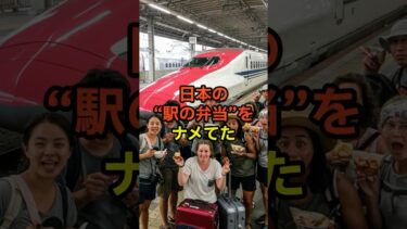 【海外の反応】日本の駅の弁当をナメてた