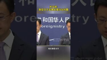 外交部：敦促日方妥善处理涉台问题#海峡新干线 #台湾省 #日本 #外交部
