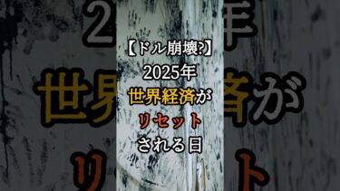 【ドル崩壊!?】2025年世界経済がリセットされる日【 都市伝説 予言 ミステリー スピリチュアル 予知能力 】