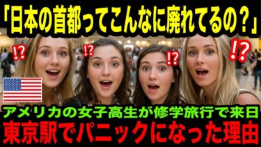 【海外の反応】「これが日本の首都なの？」アメリカの女子高校生が修学旅行で来日し、東京駅を見た瞬間…衝撃を受けた理由とは??