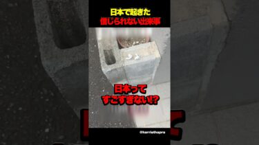 日本で起きた信じられない出来事 #海外の反応 #外国人の反応 #日本 #shorts