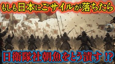 【日本の本気】もしも北朝鮮のミサイルが日本に落ちたら。自衛隊はどう動く？そして北朝鮮をどう潰す？AIシミュレーションしてみた結果   【IFシミュレーション】