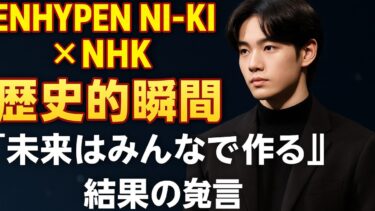 🌌💥NI-KI NHK登場‼️ 世界トレンド1位＆数百万人が涙した“Re:Vision”の真実💜📺