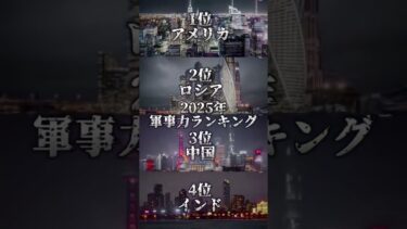 2025年軍事力ランキング#地理系#軍事力
