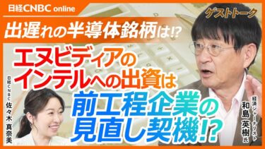 【エヌビディアがインテルへの出資は半導体前工程銘柄の見直しの兆し!?│和島英樹氏】日本株は半導体製造前工程に強み／半導体製造の前工程銘柄は出遅れ？／東エレク・レーザーテク・野村マイクロなど解説