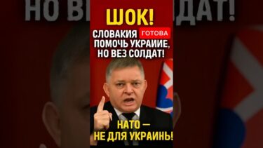 🔥 ШОК! Словакия готова помочь Украине, но без солдат! 🇸🇰