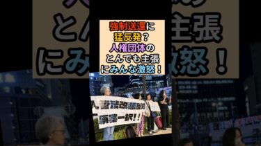 日本の治安を守れ！人権団体の暴走問題