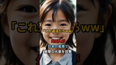 【海外の反応】日本の7歳児が一人で電車通学→海外「これ違法だろｗｗｗ」【日本賞賛】
