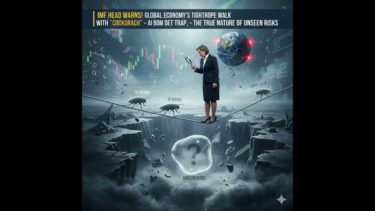 IMFトップが警告!「ゴキブリ」潜む世界経済の綱渡り〜AIブームと借金地獄、見えないリスクの正体〜
