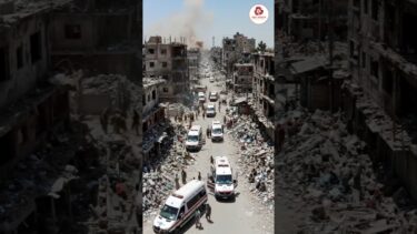 গাজায় ফের ইসরাইলের বিমান হামলা! #Gaza #IsraelAttack #WarFootage