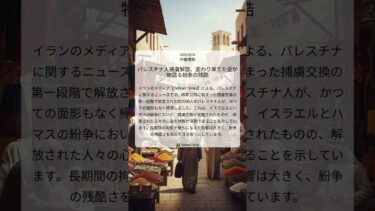 パレスチナ人捕虜解放、変わり果てた姿が物語る紛争の残酷｜Tehran Times｜2025/10/16｜中東情勢