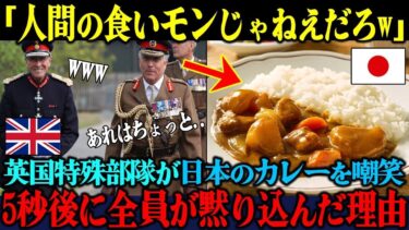 【海外の反応】「日本のカレーなんか食いたくねよw」初来日したイギリス軍のエリート部隊に、自衛隊の伝統カレーを食べさせた結果w【海外レビュー】【日本称賛】