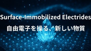 量子コンピューターと未来の触媒を変える新物質|Surface-Immobilized Electridesとは?