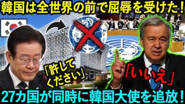 国連は韓国の欺瞞的な一面を暴露した。「外交違反」を非難し、27カ国が同時に韓国大使を追放した。日本はアジアにおける新たな信頼の中心となった！