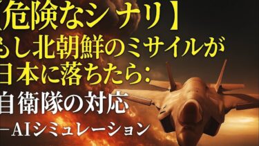 危険なシナリオ】もし北朝鮮のミサイルが日本に着弾したら：自衛隊の反応 — AIシミュレーション