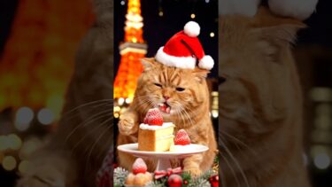 【爆食】ぽっちゃり猫の食べ方が可愛すぎる🐱💨 #shorts #猫 #食べる猫 #日本