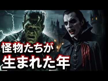 怪物たちはどのように生まれたのか？異常気象の1816年に彼らが創った…