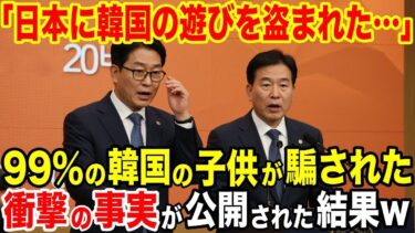 【海外の反応】「日本に韓国の遊びを盗まれた」日本の子供の遊びを見て韓国人の歴史観崩壊【日本のあれこれ】