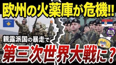 【ゆっくり解説】コソボと一触即発で軍事増強を進める親露派国セルビア