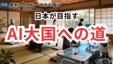 日本が目指す「世界で最もAIを開発・活用しやすい国」への挑戦