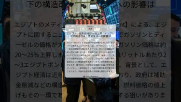 エジプト、燃料価格が大幅上昇：インフレ下の構造改革、市民生活への影響は｜Egypt Independent｜2025/10/17｜経済