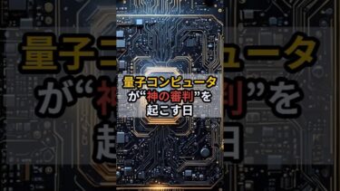 量子コンピュータが“神の審判”を起こす日【 都市伝説 オカルト 陰謀論 ミステリー 】