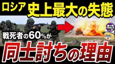 【ゆっくり解説】なぜロシア軍の戦死者は60%も同士討ちなのか