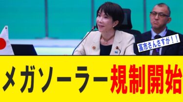 【日本国土の危機】高市内閣、ついにメガソーラー規制へ！青山繁晴副大臣が動く、中国企業が席巻する日本の国土！