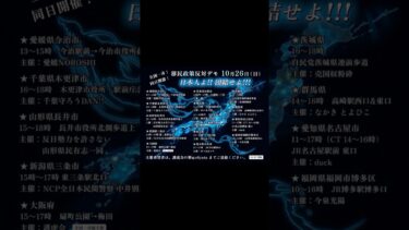 【告知】10月26日（日）全国一斉！移民反対デモ📣栃木会場で待ってます‼️