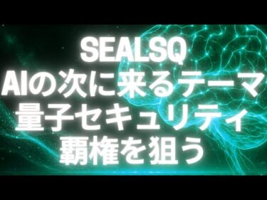 AIの次は「量子耐性チップ戦争」へSEALSQが握るポスト量子時代のサイバー覇権とは?