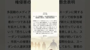 スーダン内戦激化、RSF支配地域拡大と人権侵害の深刻化：国連が懸念表明｜AllAfrica｜2025/10/29｜人権・難民