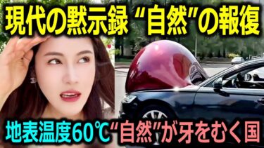 “自然”の怒りか、それとも人災か、止まらない異常気象、“自然”が牙をむく国