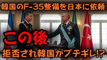 【海外の反応】韓国のF -35の整備を日本に依頼！しかしこの後日本に整備を拒否され韓国がブチギレ？！