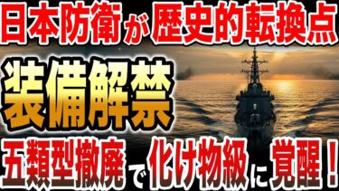 日本が5類型撤廃を検討!防衛装備の輸出を全面解禁