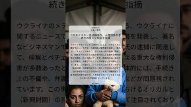 コロモイスキー氏逮捕事件、人権団体が手続きの重大な瑕疵を指摘｜UNIAN｜2024/05/24｜人権・難民