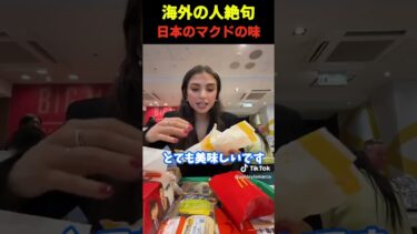 【海外の反応】外国人が日本のマクドナルドをレビュー