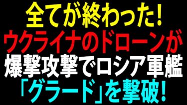 🚩【国際ニュース】全てが終わった！ウクライナのドローンが爆撃攻撃でロシア軍艦「グラード」を撃破！JPNews 360