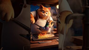 【爆速vs大盛り】勝つのはどっち！？🍜🐱🔥 #shorts #猫 #食べる猫 #日本